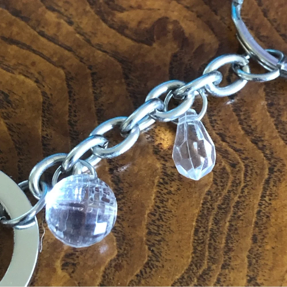 Nine and Company rhinestone crystal keychain